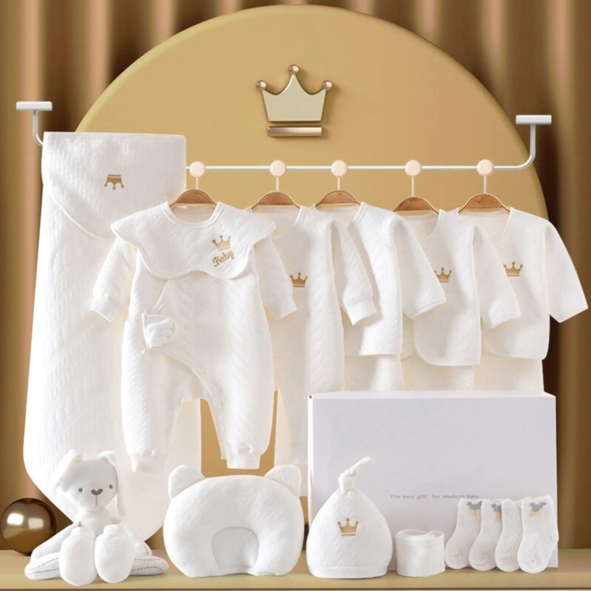 Nyfødt baby deluxe sæt
