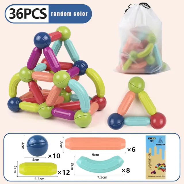 Magnetic Building Blocks Set