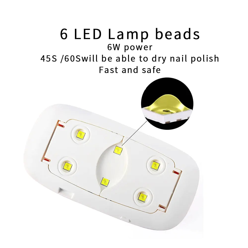 UV LED lampe negle 6W