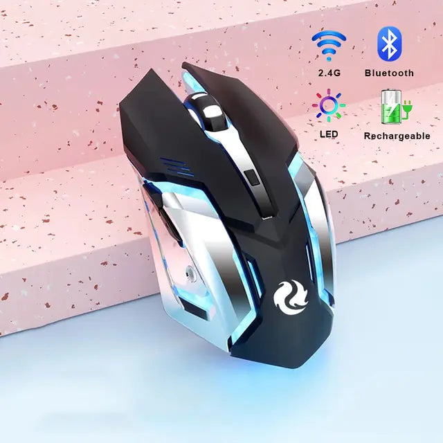 Trådløs gamingmus med Dual-Mode