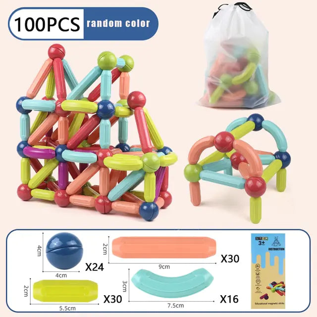 Magnetic Building Blocks Set