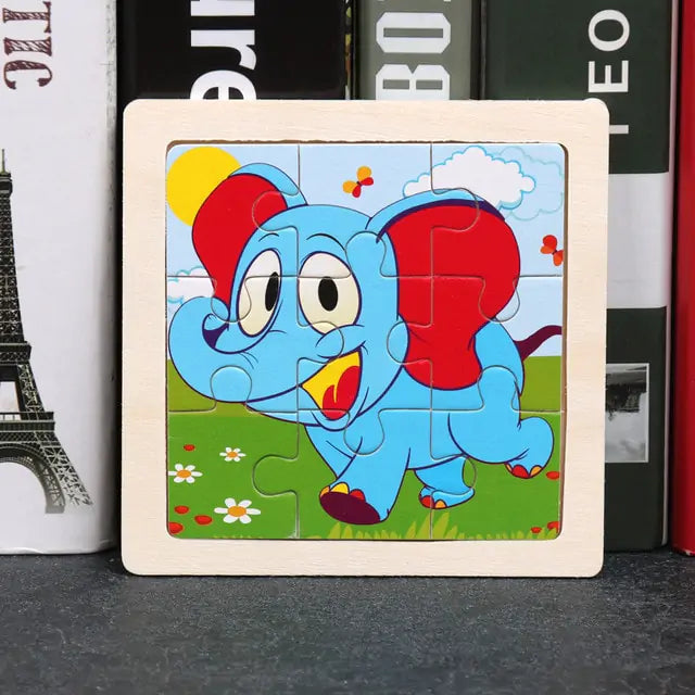 Children's Toys Wooden 3D Puzzle