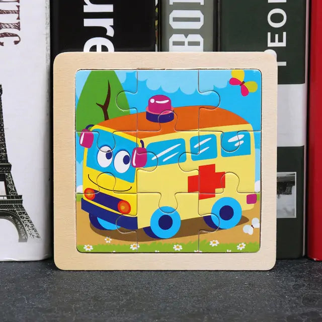 Children's Toys Wooden 3D Puzzle
