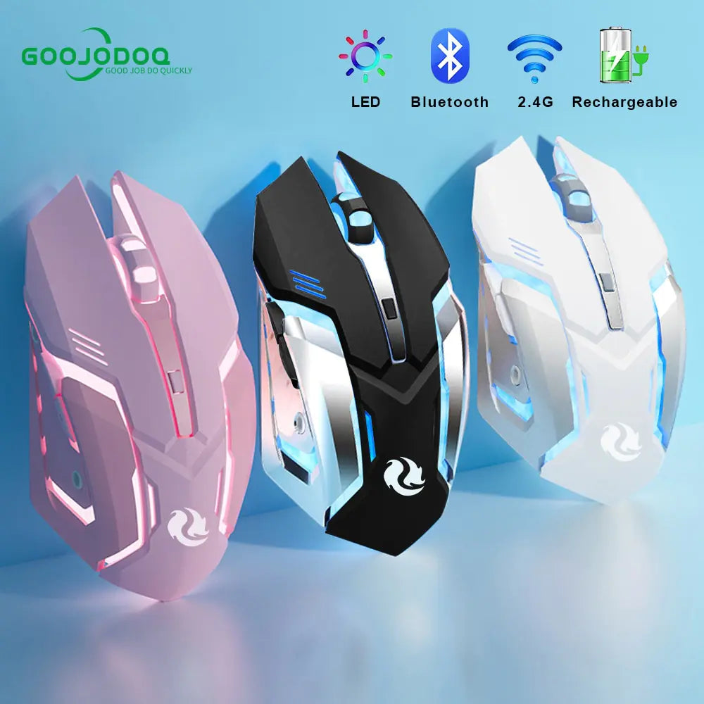 Trådløs gamingmus med Dual-Mode