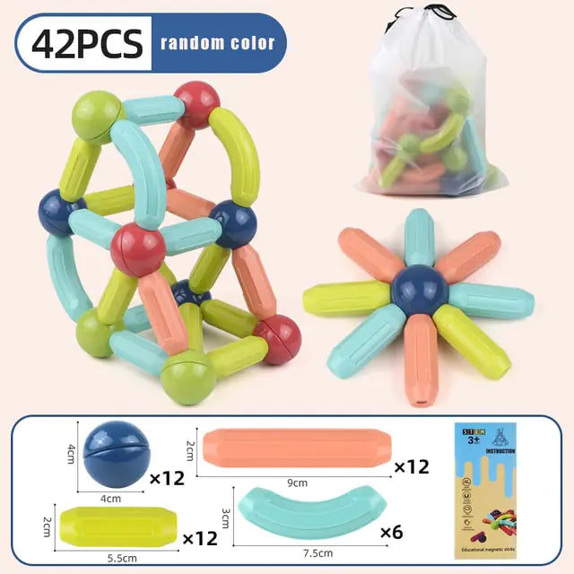 Magnetic Building Blocks Set