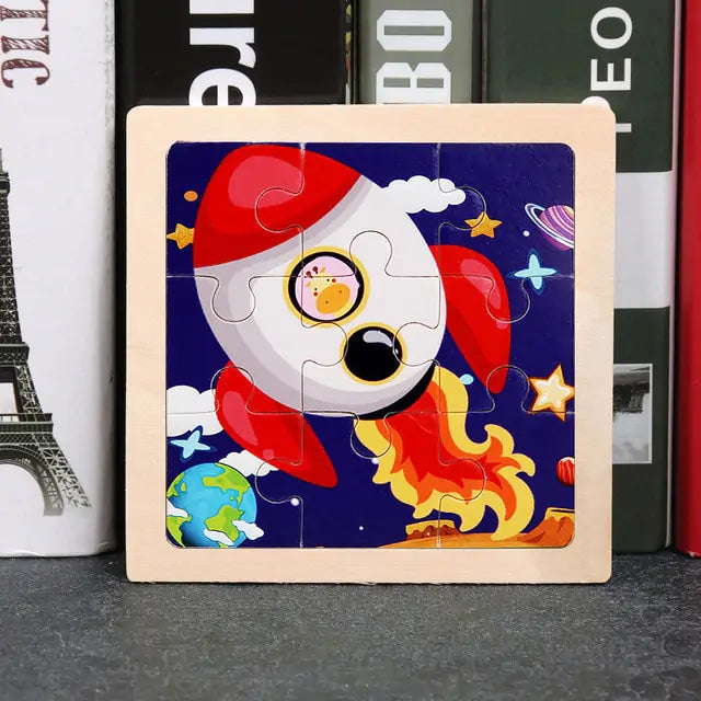 Children's Toys Wooden 3D Puzzle