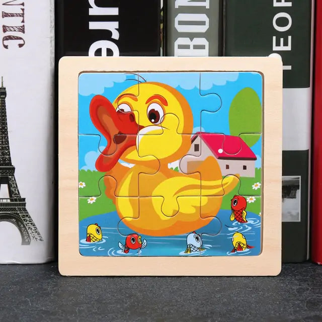 Children's Toys Wooden 3D Puzzle