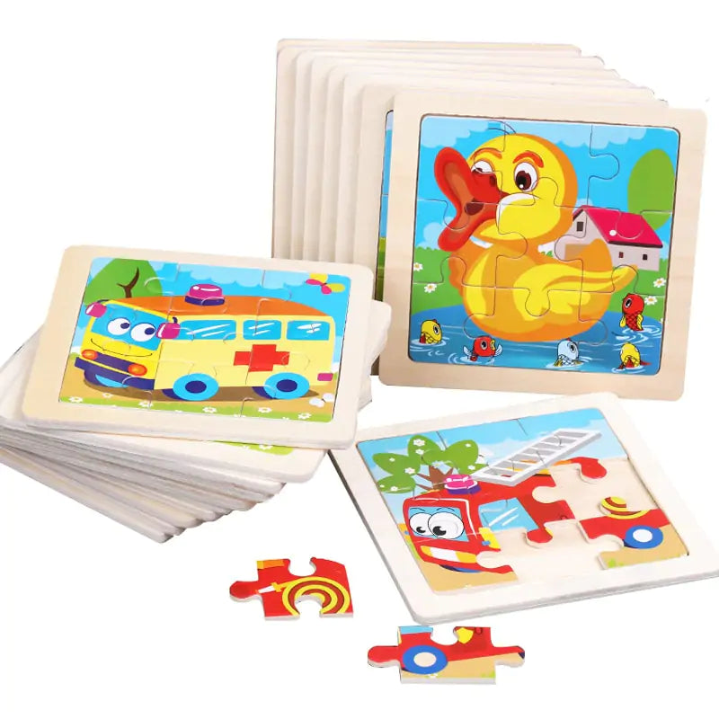 Children's Toys Wooden 3D Puzzle