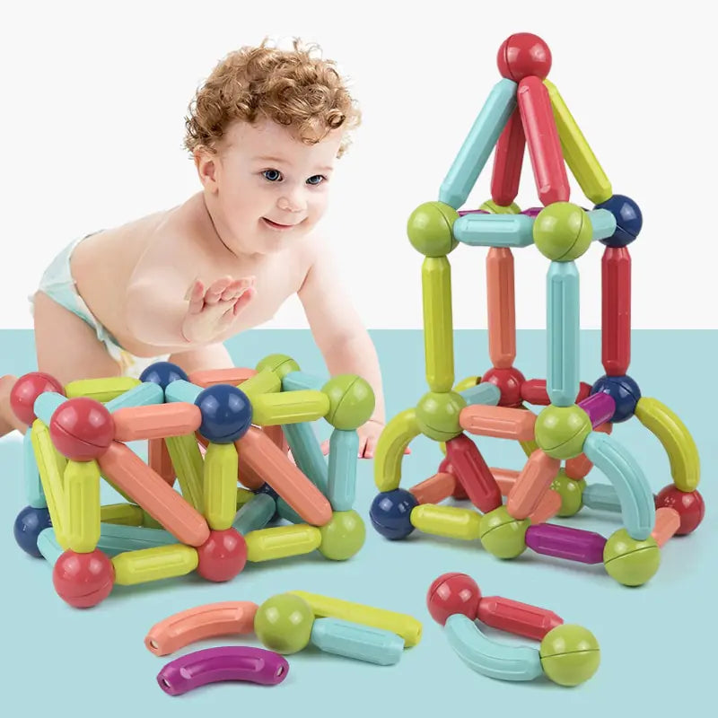Magnetic Building Blocks Set