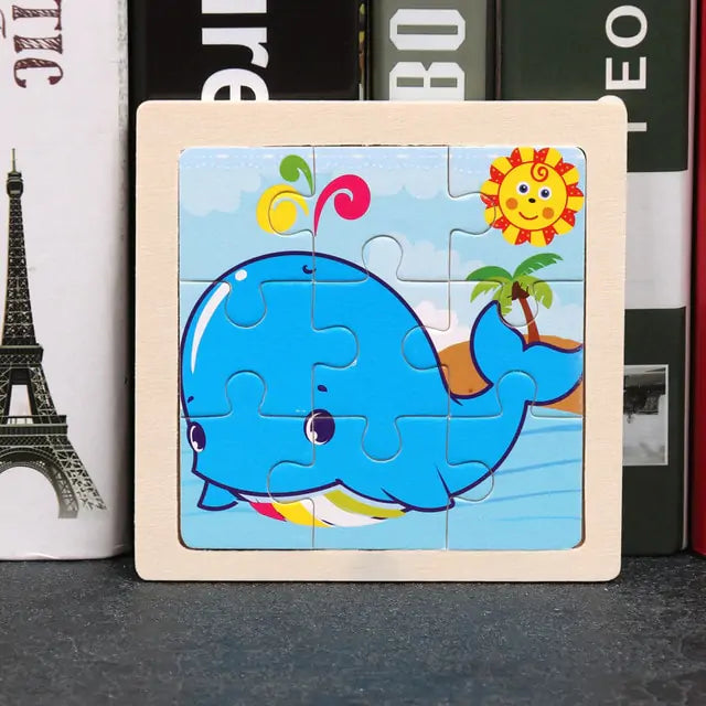 Children's Toys Wooden 3D Puzzle