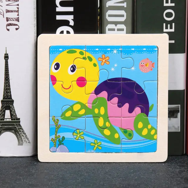 Children's Toys Wooden 3D Puzzle