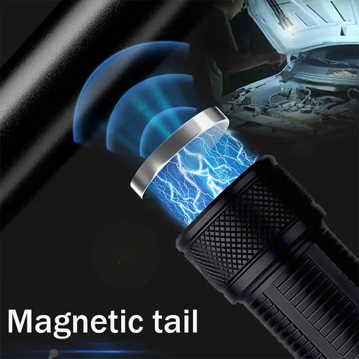 Kraftfuld genopladelig LED-lommelygte