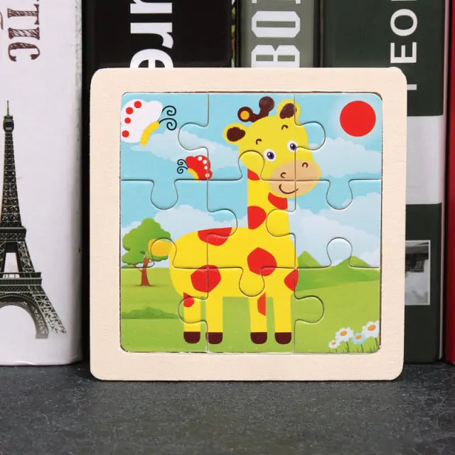 Children's Toys Wooden 3D Puzzle
