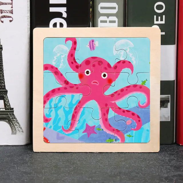 Children's Toys Wooden 3D Puzzle