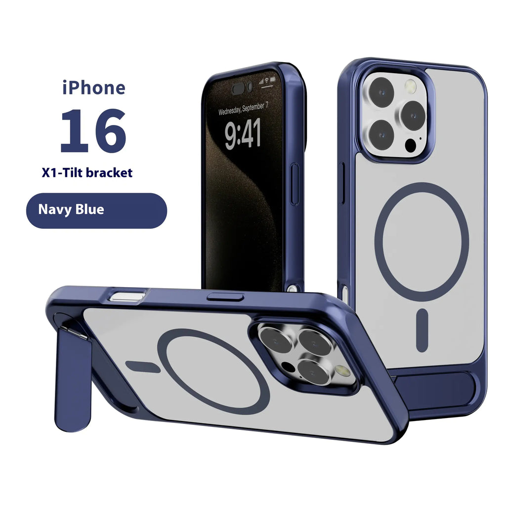 iPhone cover med stand og MagSafe – i flere farver (iPhone 13–16)