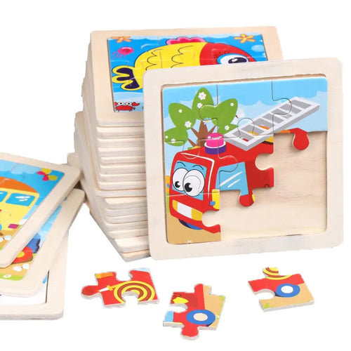 Children's Toys Wooden 3D Puzzle