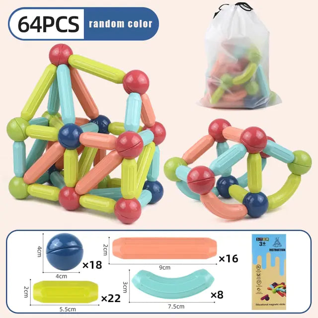 Magnetic Building Blocks Set
